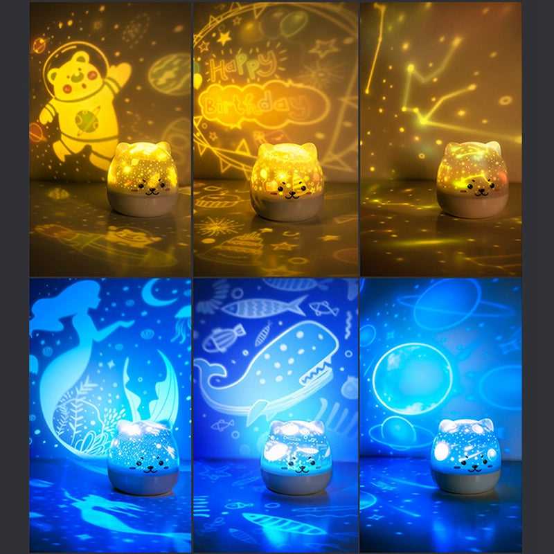 Rotatable Star Projector Light Colorful Music
