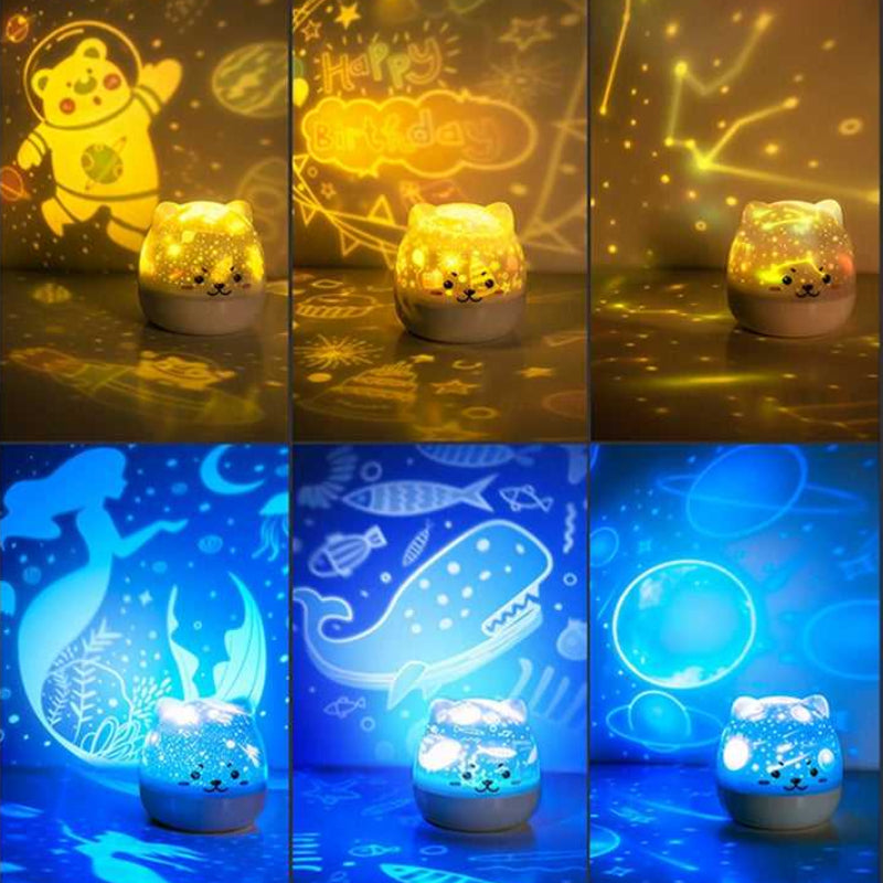 Rotatable Star Projector Light Colorful Music