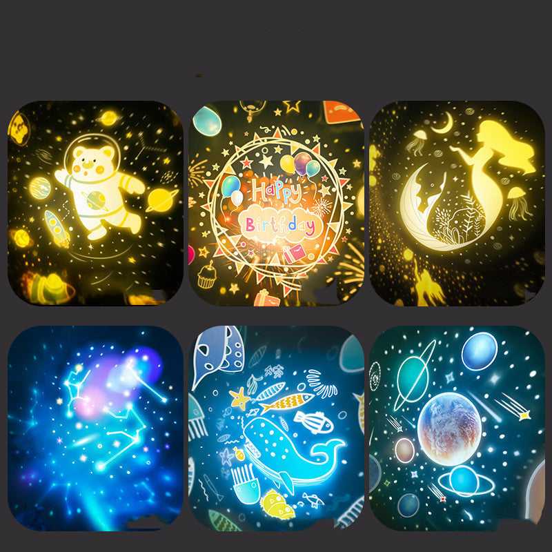 Rotatable Star Projector Light Colorful Music
